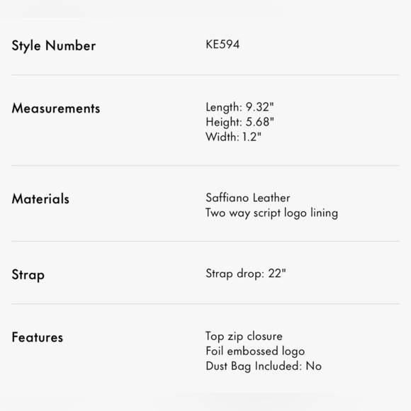 Kate Spade Blue Crossbody NWT Sadie small - Picture 7 of 7